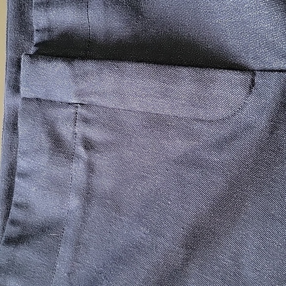 NWT New York & Co City Stretch Sullivan St Ankle Pants Navy Blue Denim Look 8 - Picture 3 of 9